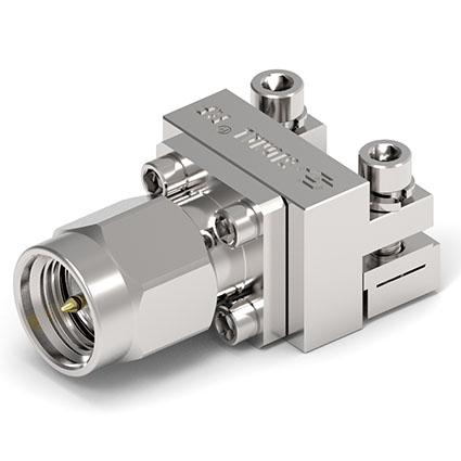 26.5GHz SMA 公頭（tóu） 可拆卸式 毫米波末端裝接（jiē）PCB連接器